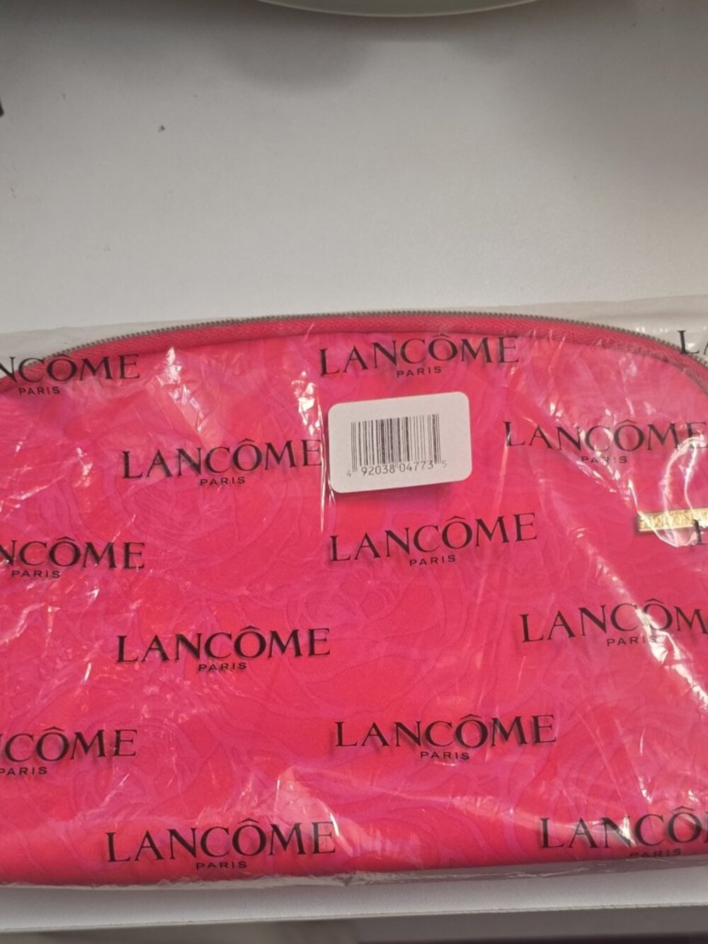 Lancôme Paris Pink Rose Makeup Bag Cosmetic Pouch